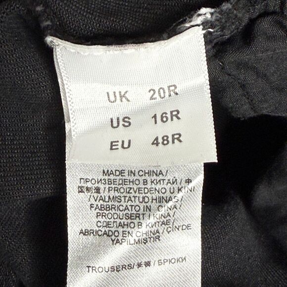 Simply Be Denim Womens Jeans 16R Black Wash Bootcut Straight Stretch - Picture 5 of 9